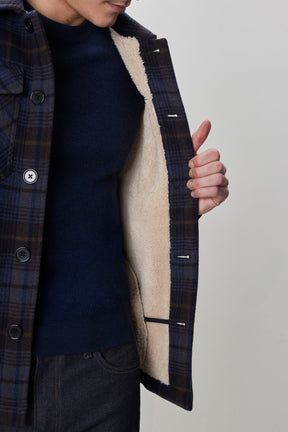 Surchemise pour homme par Robert Barakett | RB52618 Kaden Marine | Machemise.ca, vêtements mode pour hommes