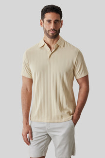 Polo pour homme par Robert Barakett | RB61050 Caspian Jaune Doux | Machemise.ca, vêtements mode pour hommes