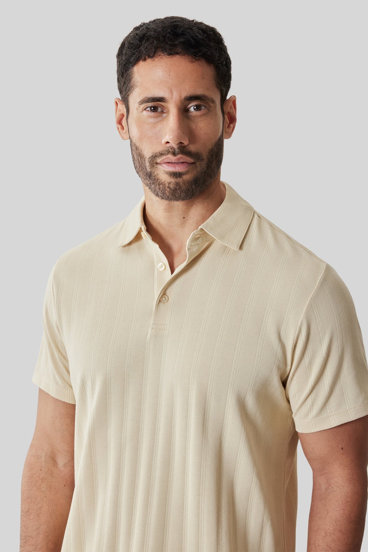 Polo pour homme par Robert Barakett | RB61050 Caspian Jaune Doux | Machemise.ca, vêtements mode pour hommes