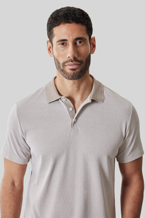 Polo col côtelé pour homme par Robert Barakett | RB61065 Matias Ficelle | Machemise.ca, vêtements mode pour hommes
