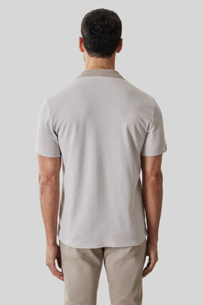 Polo col côtelé pour homme par Robert Barakett | RB61065 Matias Ficelle | Machemise.ca, vêtements mode pour hommes