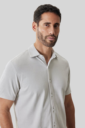 Chemise en Knit pour homme par Robert Barakett | RB61068 Sterling Pierre De Lune | Machemise.ca, vêtements mode pour hommes