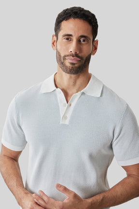 Polo pour homme par Robert Barakett | RB61097 Ronric Sarcelle Poussiéreuse | Machemise.ca, vêtements mode pour hommes