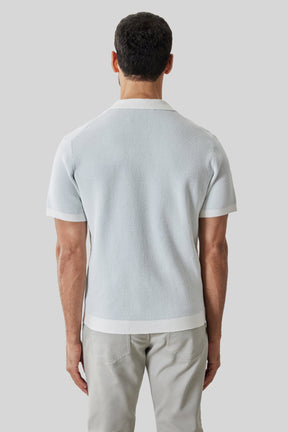 Polo pour homme par Robert Barakett | RB61097 Ronric Sarcelle Poussiéreuse | Machemise.ca, vêtements mode pour hommes
