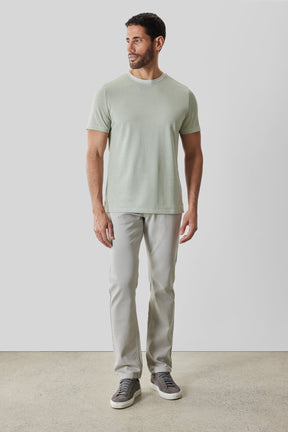 T-Shirt col rond pour homme par Robert Barakett | RB61191 Roscoe Vert Désert | Machemise.ca, vêtements mode pour hommes