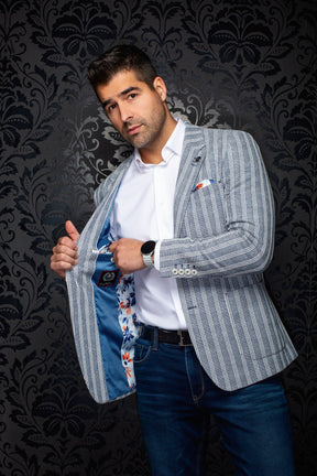 Veston pour homme par Au Noir | REMY Bleu | Machemise.ca, inventaire complet de la marque Au Noir