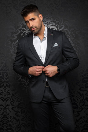 Blazer for men by Au Noir | SCOTT Dark Grey | Menshirt, fashion clothing for men & women