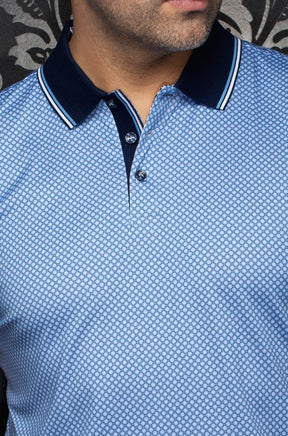Polo pour homme par Au Noir | SEACLIFF Bleu Pâle | Machemise.ca, inventaire complet de la marque Au Noir