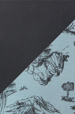 Men's black underwear, detail view by Saxx