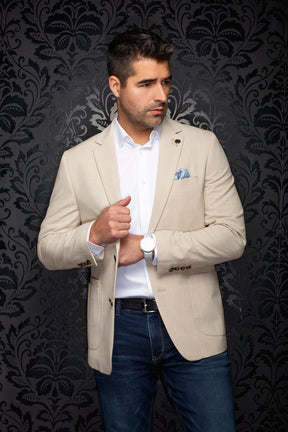 Veston pour homme par Au Noir | TROY Beige | Machemise.ca, inventaire complet de la marque Au Noir