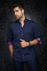 Chemise manches longues en Knit pour homme par Au Noir | VARENNA Marine | Machemise.ca, inventaire complet de la marque Au Noir