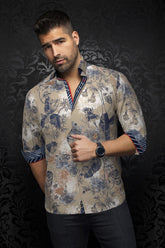 Long sleeve shirt for men by Au Noir | ZANE Stone | Menshirt, complete inventory of the Au Noir brand