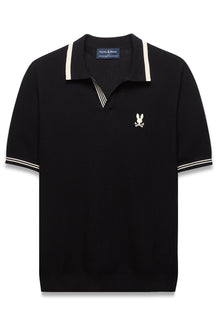 Polo sport pour homme par Psycho Bunny | MT0100160 Noir | Machemise.ca, vêtements mode pour hommes