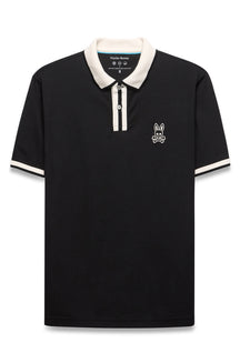 Polo sport pour homme par Psycho Bunny | MT0100192 Noir | Machemise.ca, vêtements mode pour hommes