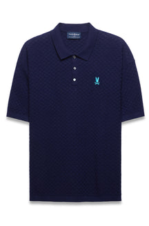 Polo sport pour homme par Psycho Bunny | MT0100200 Bleu Du Soir | Machemise.ca, vêtements mode pour hommes