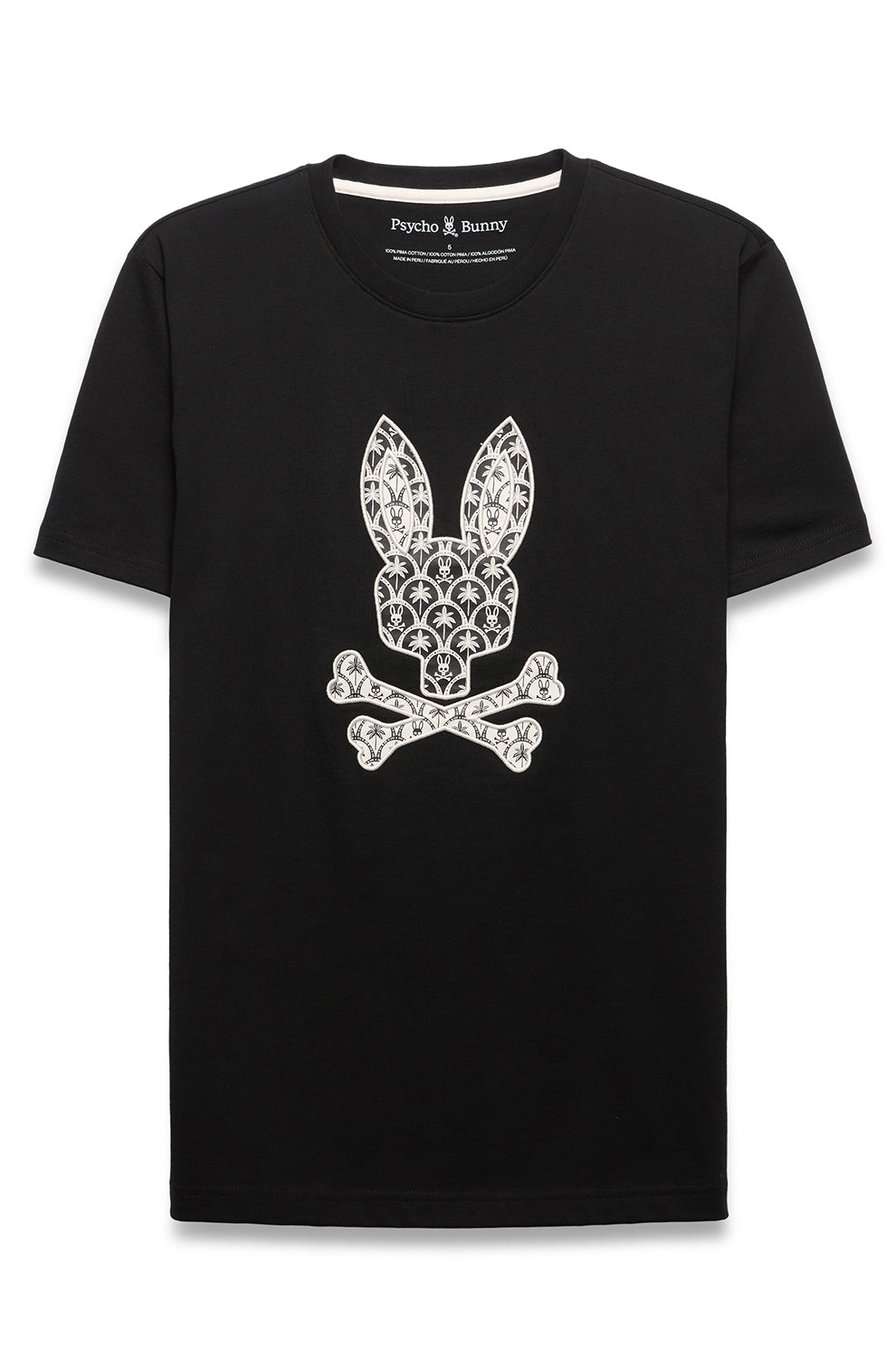 T-Shirt pour homme par Psycho Bunny | MT0200274 Noir | Machemise.ca, vêtements mode pour hommes