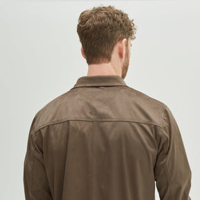 Surchemise avec poche plaquée pour homme par Robert Barakett | Renoir RB21027 Vert Sol | Machemise.ca, vêtements mode pour hommes