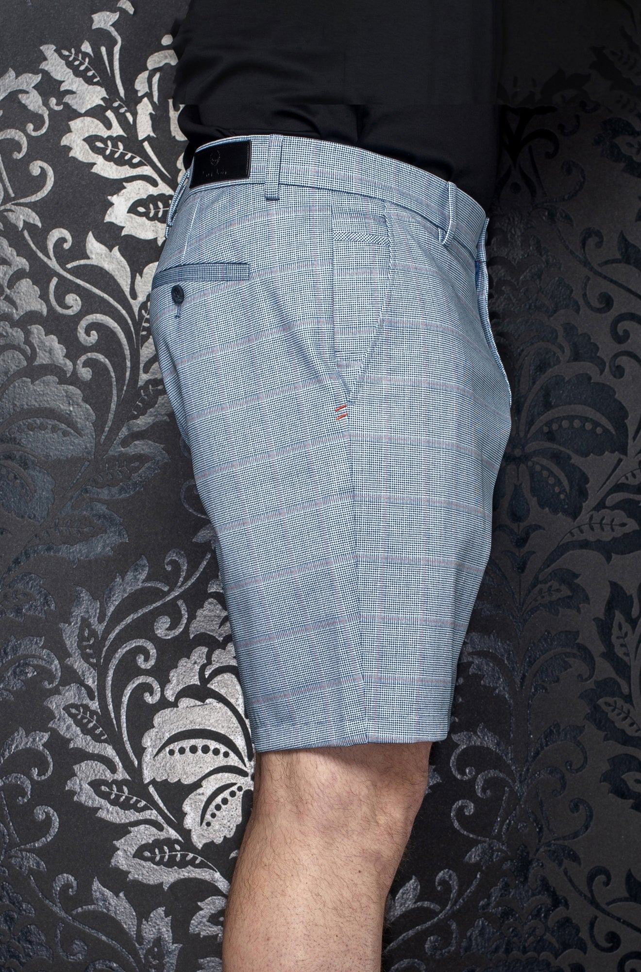 Bermuda shorts for men by Au Noir | SOLARIS-ANDERSON Light Blue | Menshirt, complete inventory of the Au Noir brand