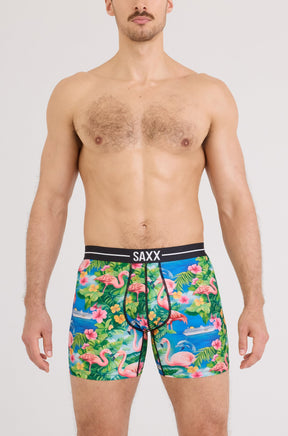 Boxer pour homme par Saxx | SXBB85 Baie Flamant Multicolore | Machemise.ca, vêtements mode pour hommes