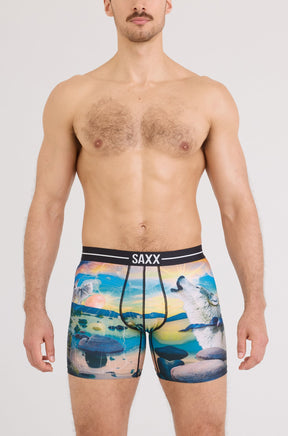 Boxer pour homme par Saxx | SXBB85 Tahoe Multicolore | Machemise.ca, vêtements mode pour hommes