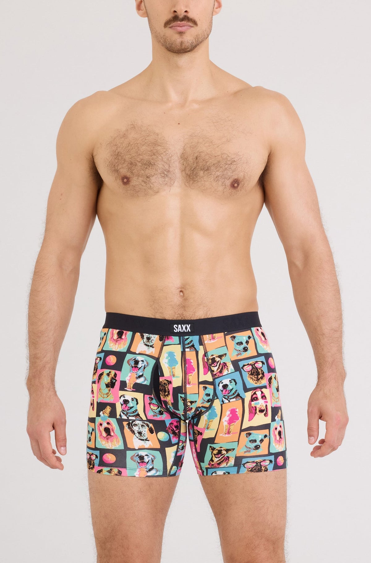 Boxer pour homme par Saxx | SXVX24F Chiens D'Été | Machemise.ca, vêtements mode pour hommes