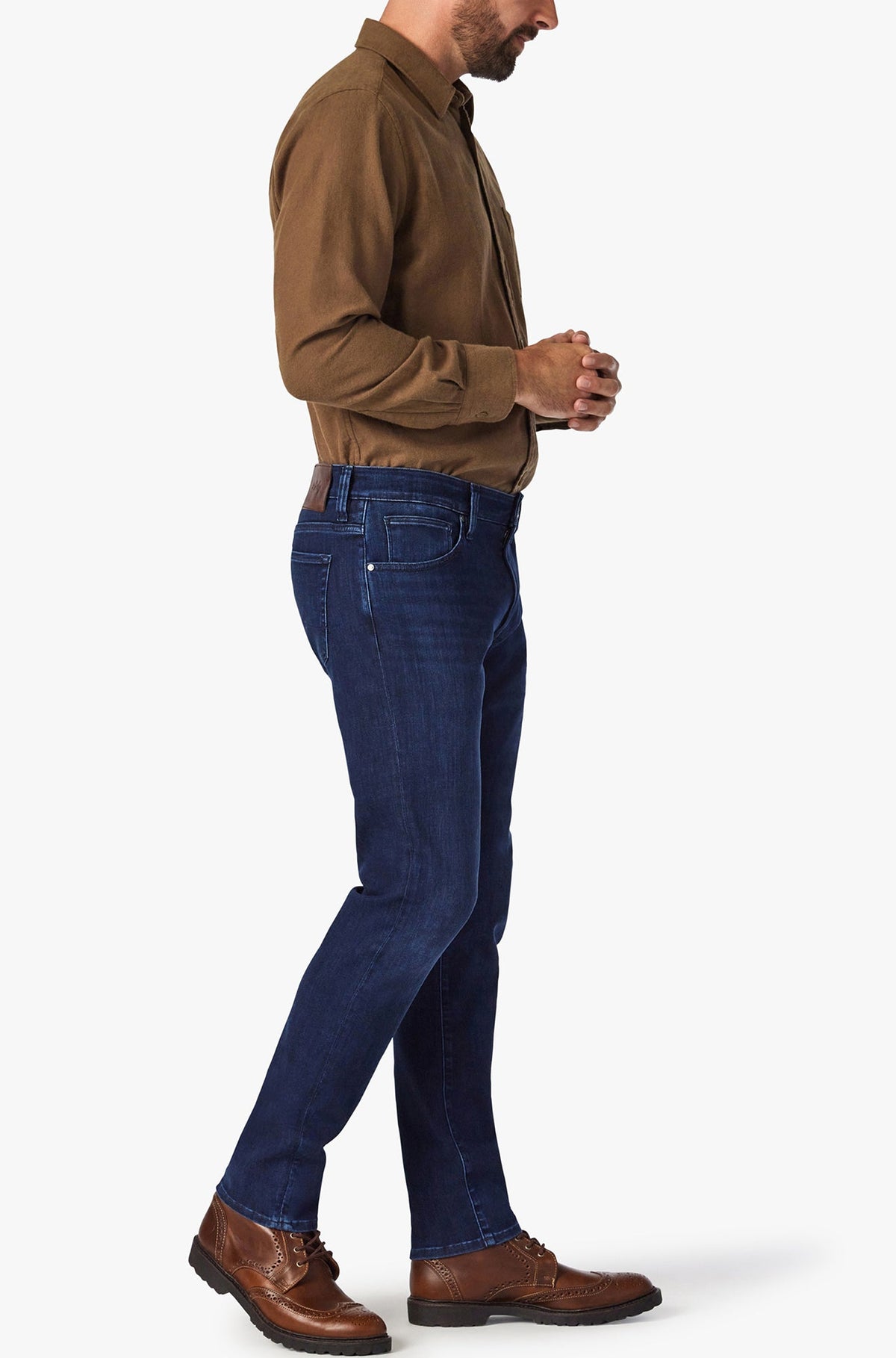 Jeans pour homme par 34 Heritage | Cool/H001014-81784 Minuit Foncé/Dark Midnight Brushed Urban | Machemise.ca, vêtements mode pour hommes