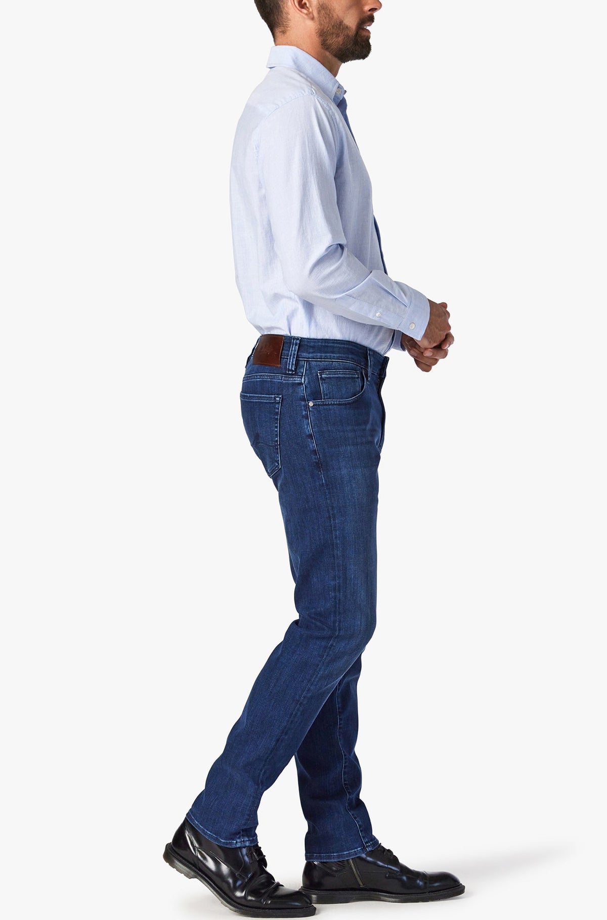 Jeans pour homme par 34 Heritage | H001014 81785 Cool Indigo Moyen/Mid Indigo | Machemise.ca, vêtements mode pour hommes