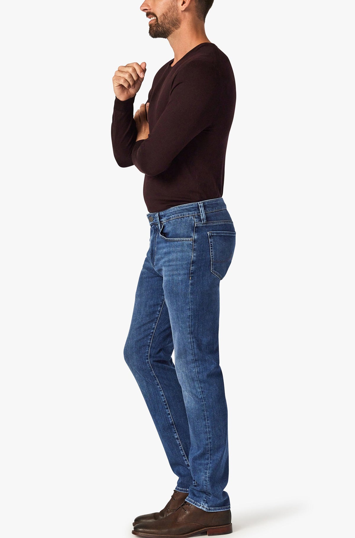 Jeans pour homme par 34 Heritage | Cool/H001014-81799 Mi Brossé Raffiné/Mid Brushed Refined | Machemise.ca, vêtements mode pour hommes