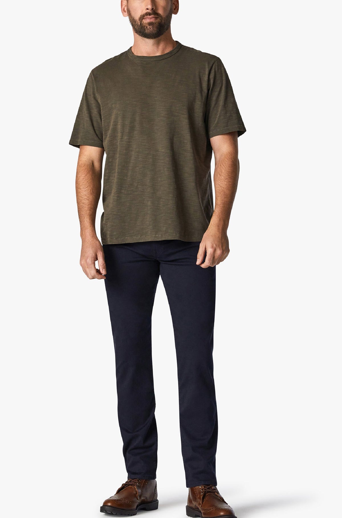 Pantalon pour homme par 34 Heritage | Courage/H0031018616 Sergé Bleu Marine/Navy Twill | Machemise.ca, vêtements mode pour hommes