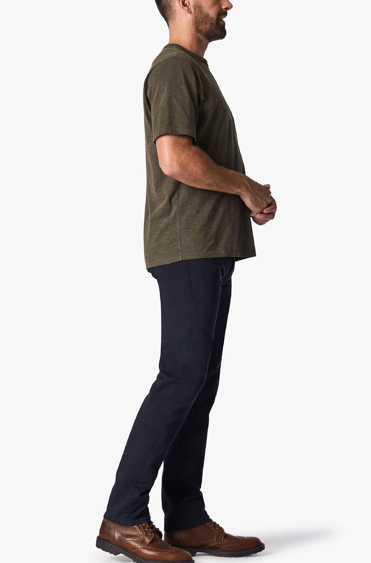 Pantalon pour homme par 34 Heritage | Courage/H0031018616 Sergé Bleu Marine/Navy Twill | Machemise.ca, vêtements mode pour hommes