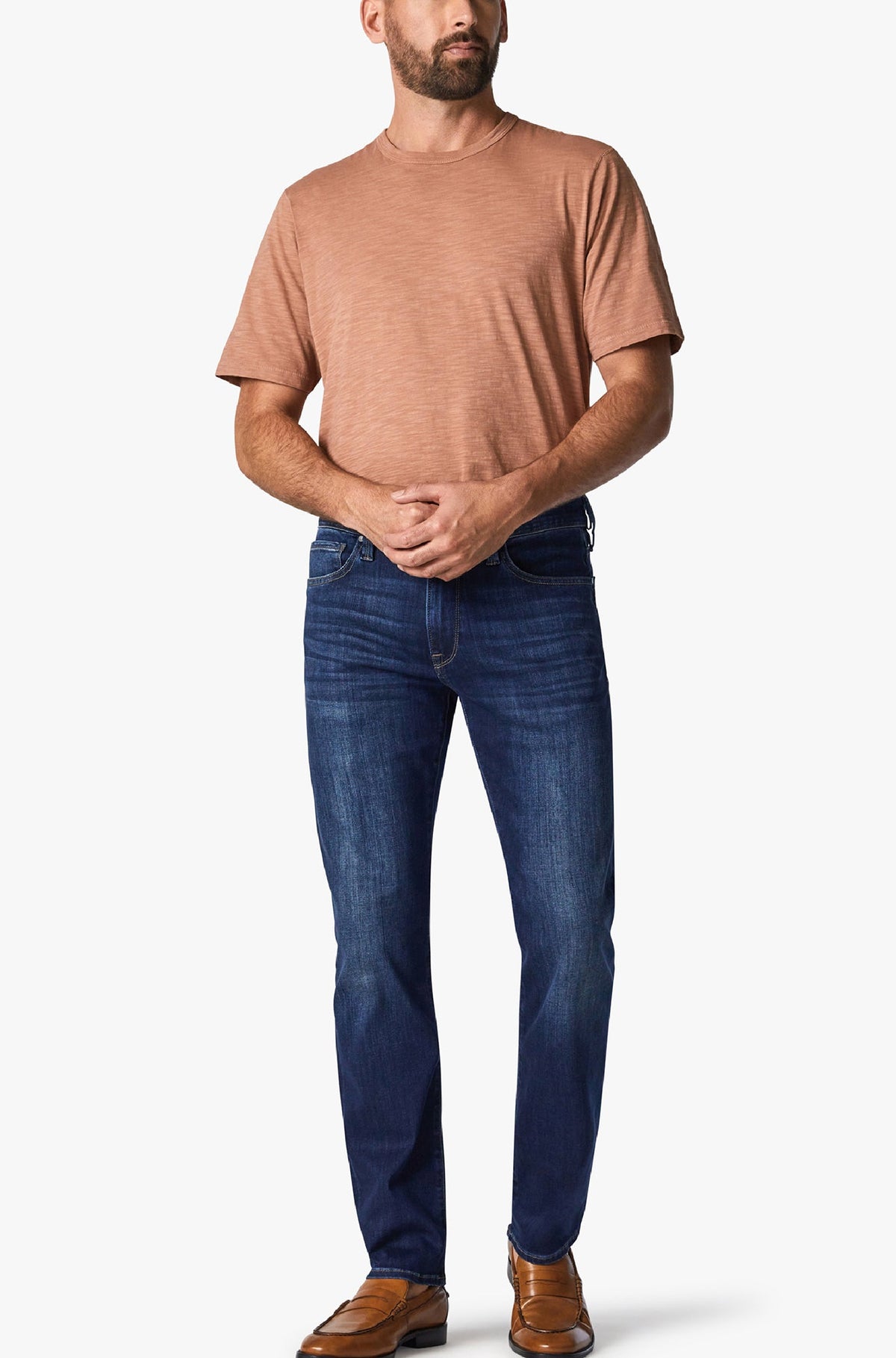 Jeans pour homme par 34 Heritage | Courage/H0031022056 Tencel Profond/Deep Tencel | Machemise.ca, vêtements mode pour hommes