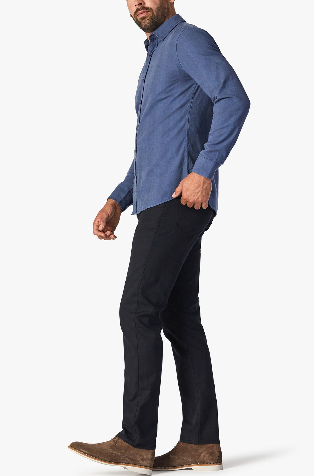 Pantalon pour homme par 34 Heritage | Courage/H0031031714 Noir Haut Flyer/Black High Flyer | Machemise.ca, vêtements mode pour hommes
