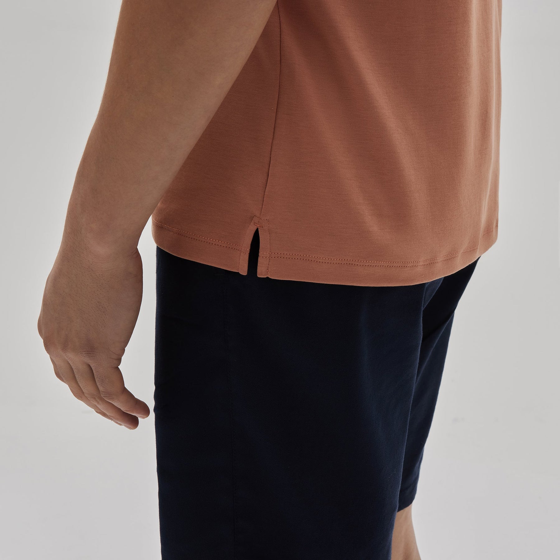 T-Shirt col rond pour homme par Robert Barakett | Georgia 23336 Orange Clair | Machemise.ca, vêtements mode pour hommes