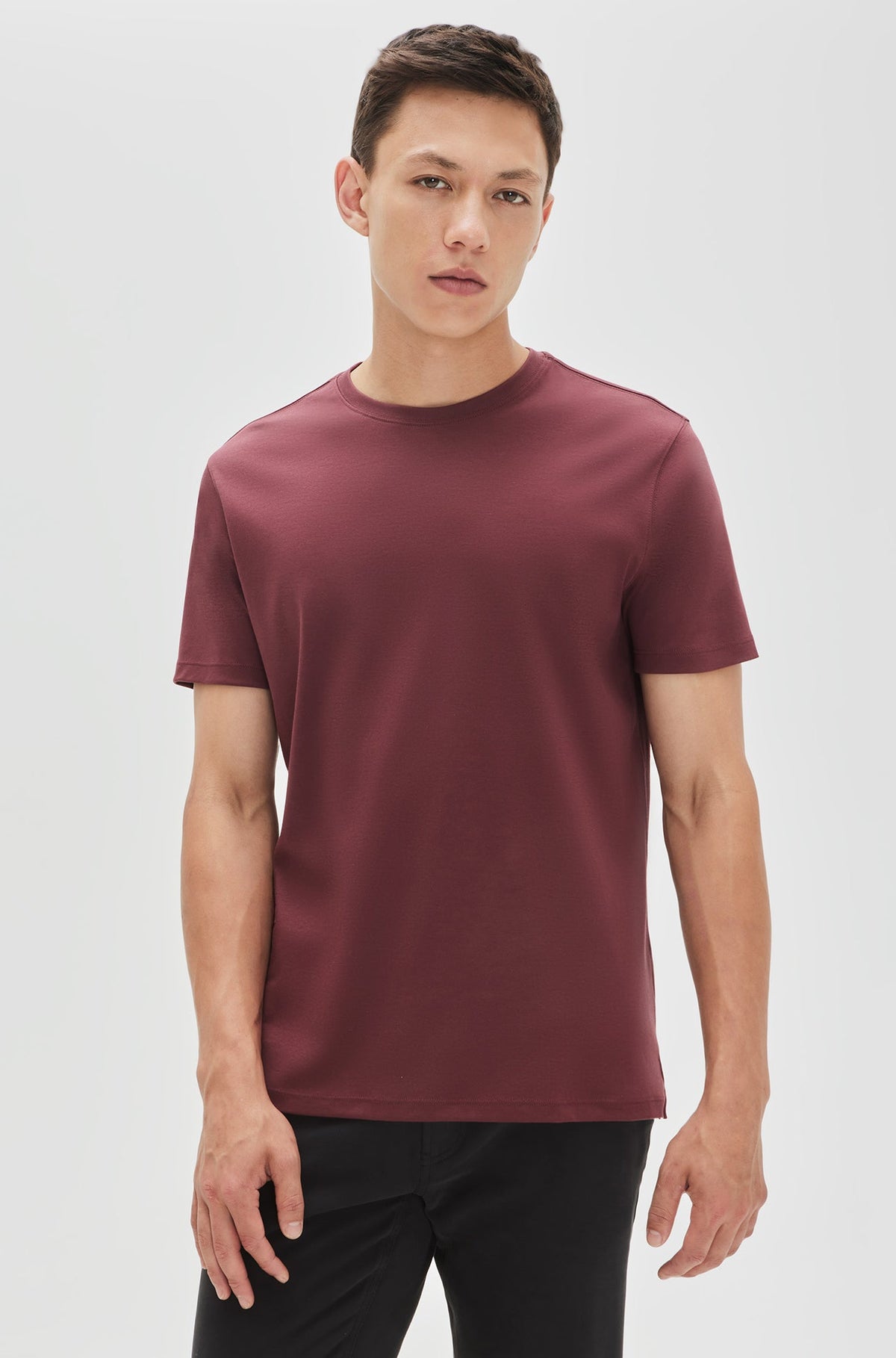 T-shirt col rond pour homme par Robert Barakett | Georgia 23336 BERRY | Machemise.ca, vêtements mode pour hommes
