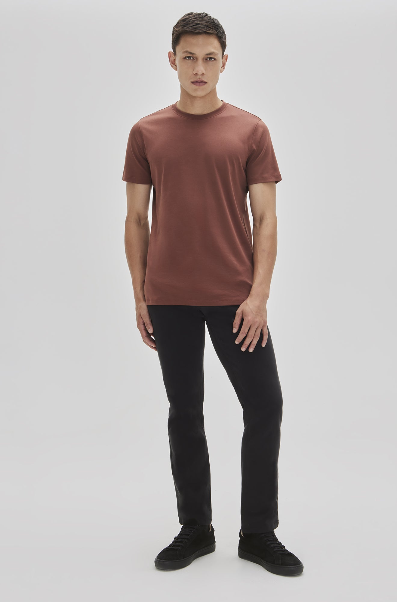 T-shirt col rond pour homme par Robert Barakett | Georgia 23336 CINMON | Machemise.ca, vêtements mode pour hommes
