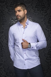 Chemise manches longues en Knit pour homme par Au Noir | ALEXANDER WPC Lavande | Machemise.ca, inventaire complet de la marque Au Noir