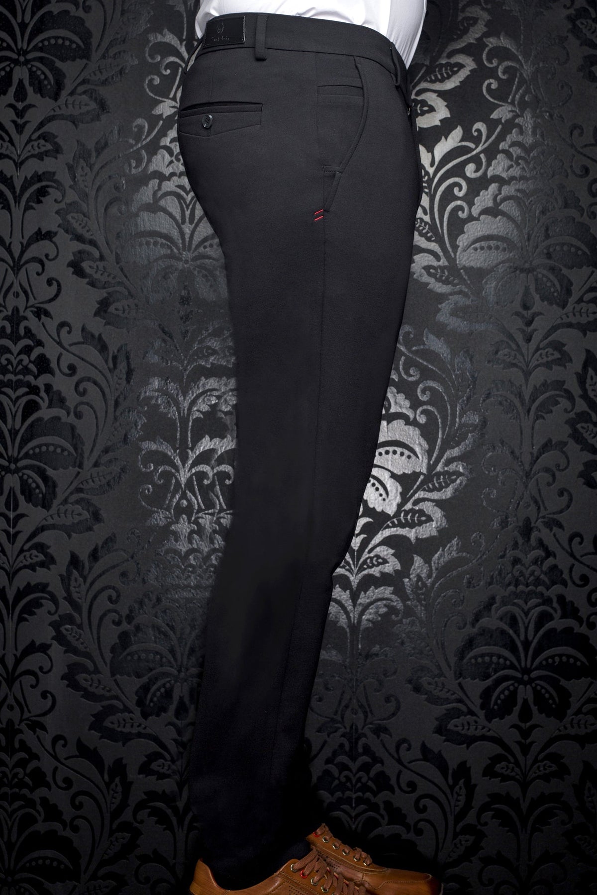 Pantalon pour homme par Au Noir | BERETTA-GIACOMO Noir | Machemise.ca, inventaire complet de la marque Au Noir