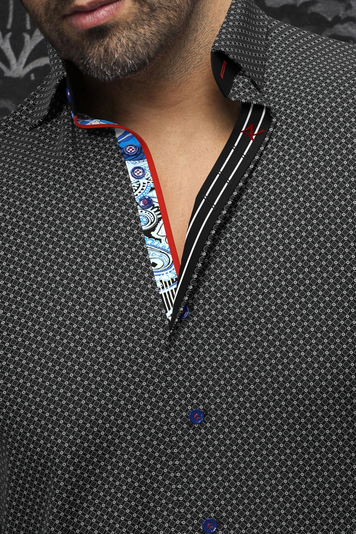 Chemise manches courtes pour homme par Au Noir | BOTERO(SS) Noir | Machemise.ca, inventaire complet de la marque Au Noir