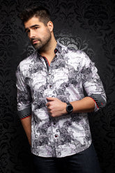 Chemise manches longues pour homme par Au Noir | BRANSON pink | Machemise.ca, inventaire complet de la marque Au Noir