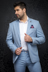 Veston pour homme par Au Noir | CRAIG ltblue | Machemise.ca, inventaire complet de la marque Au Noir