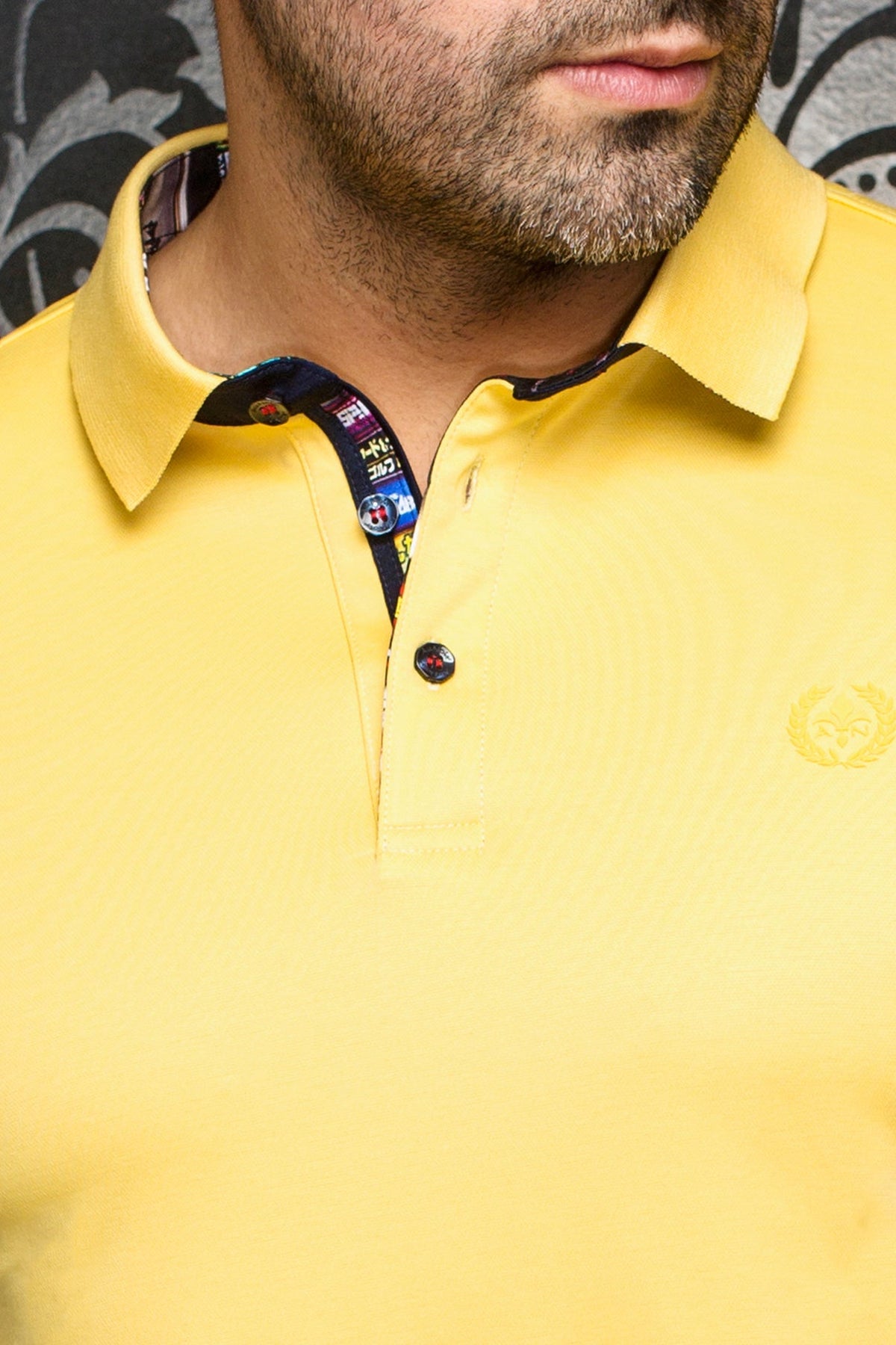 Polo pour homme par Au Noir | EAGLE Jaune Clair | Machemise.ca, inventaire complet de la marque Au Noir