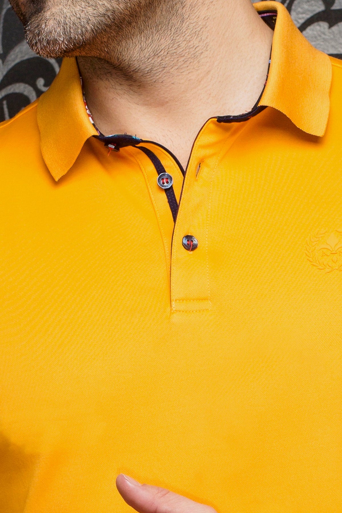 Polo pour homme par Au Noir | EAGLE Tangerine | Machemise.ca, inventaire complet de la marque Au Noir