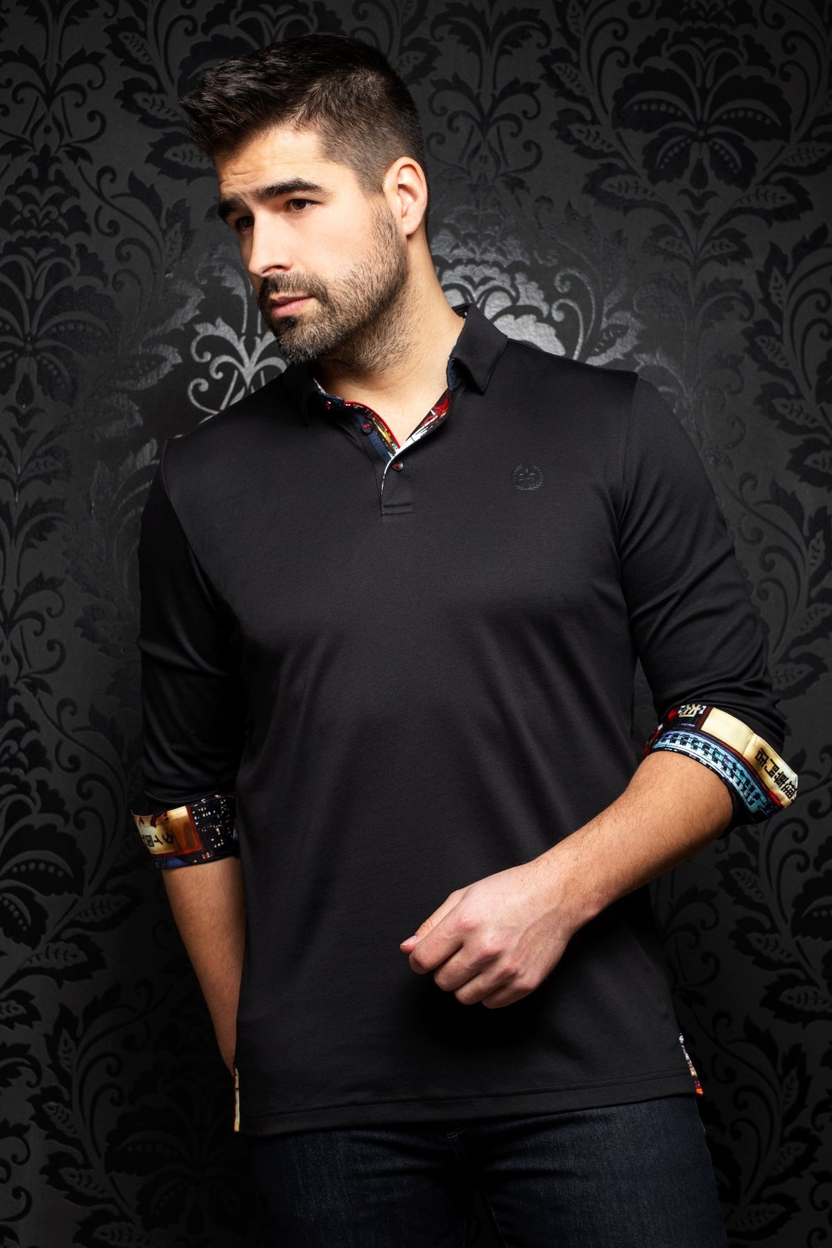 Polo pour homme par Au Noir | Falcon black | Machemise.ca, inventaire complet de la marque Au Noir