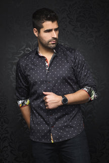 Chemise manches longues pour homme par Au Noir | GIAN FRANCO BLACK SILVER | Machemise.ca, inventaire complet de la marque Au Noir
