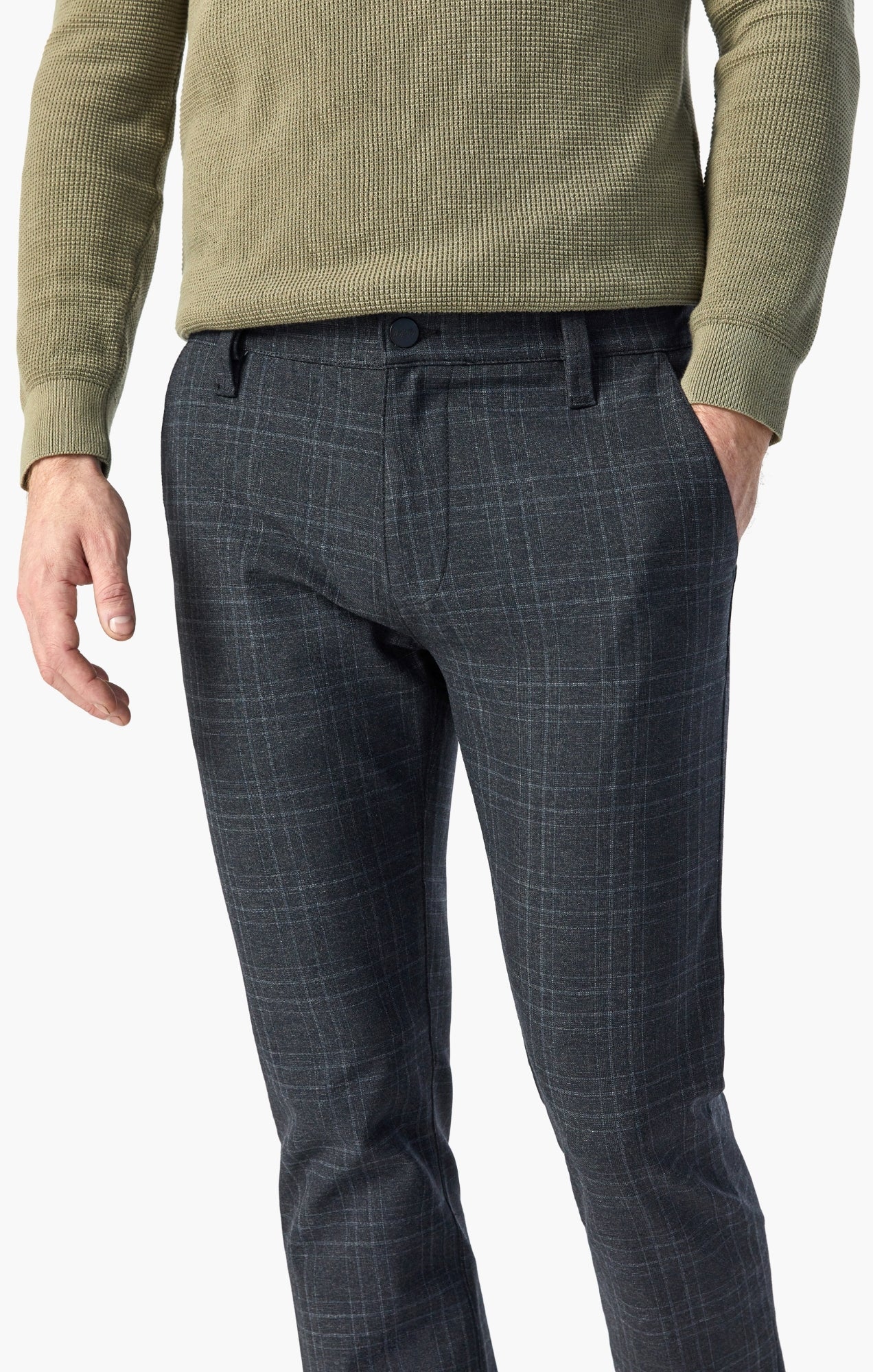 Pantalon pour homme par 34 Heritage | Calm H001014 34288 CHARCOAL | Machemise.ca, vêtements mode pour hommes