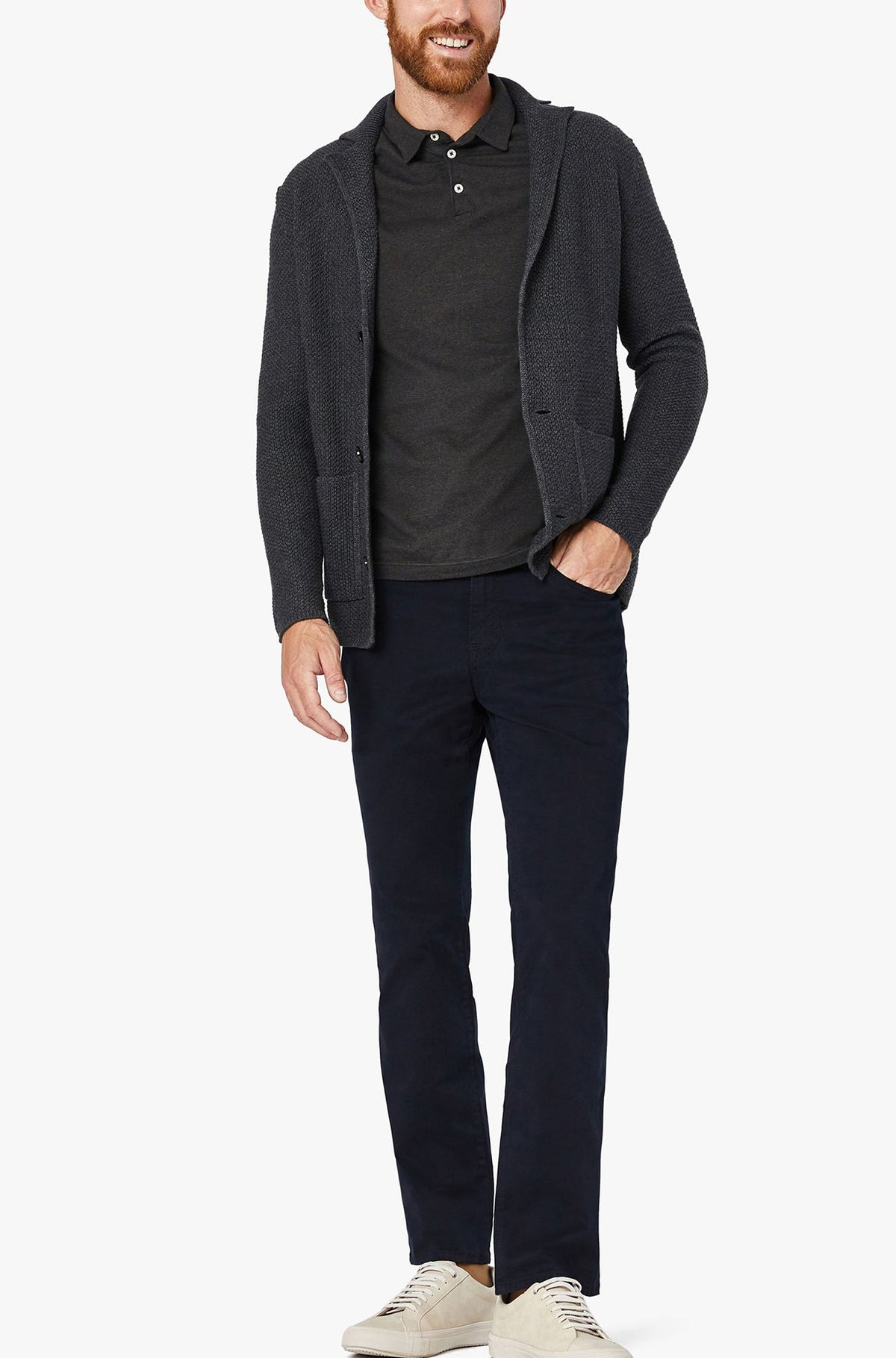 Jeans pour homme par 34 Heritage | Charisma/H001118-18616 Sergé Marine | Machemise.ca, vêtements mode pour hommes