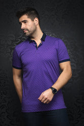Polo pour homme par Au Noir | HEROLD purple | Machemise.ca, inventaire complet de la marque Au Noir