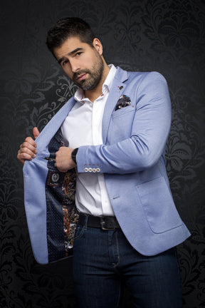 Veston pour homme par Au Noir | HOFFMAN light blue | Machemise.ca, inventaire complet de la marque Au Noir