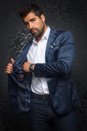 Veston pour homme par Au Noir | JACKMAN Marine/navy | Machemise.ca, inventaire complet de la marque Au Noir