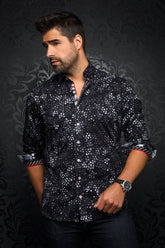 Chemise manches longues en Knit pour homme par Au Noir | JAVA Gris Noir/black | Machemise.ca, inventaire complet de la marque Au Noir